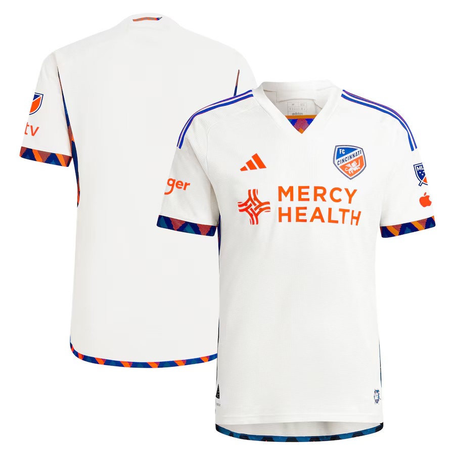Men's FC Cincinnati  adidas White 2024 The Canvas Kit Authentic Jersey - Jersey