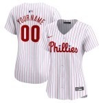 Women's Philadelphia Phillies Nike White Home Limited Custom Jersey - Jersey