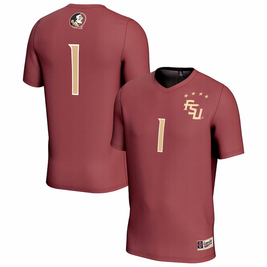 Unisex GameDay Greats #1 Garnet Florida State Seminoles Lightweight Collegiate Soccer Fashion Jersey - Jersey