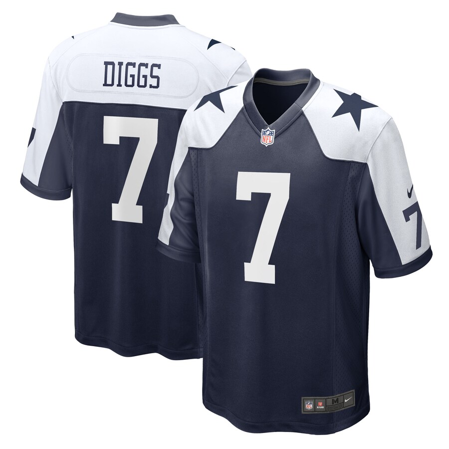 Men's Dallas Cowboys Trevon Diggs Nike Navy Alternate Game Team Jersey - Jersey