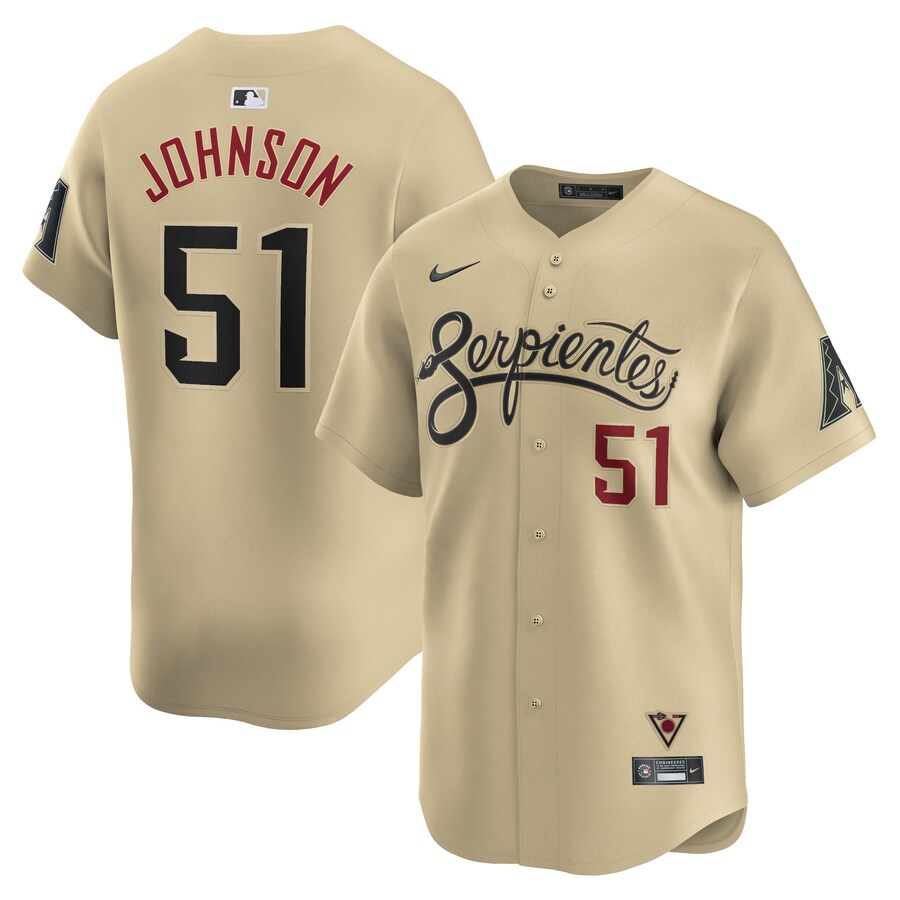 Men's Arizona Diamondbacks Randy Johnson Nike Sand City Connect Retired Player Jersey - Jersey
