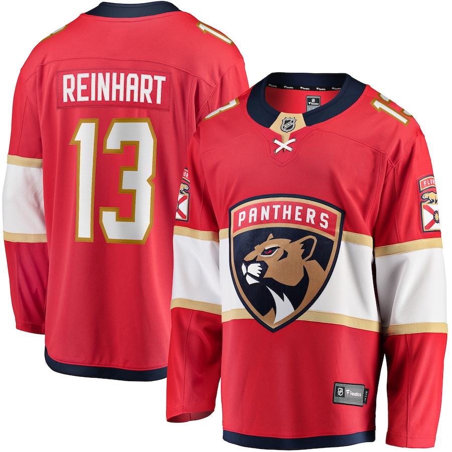 Men's Florida Panthers Sam Reinhart Fanatics Red Breakaway Player Jersey - Jersey