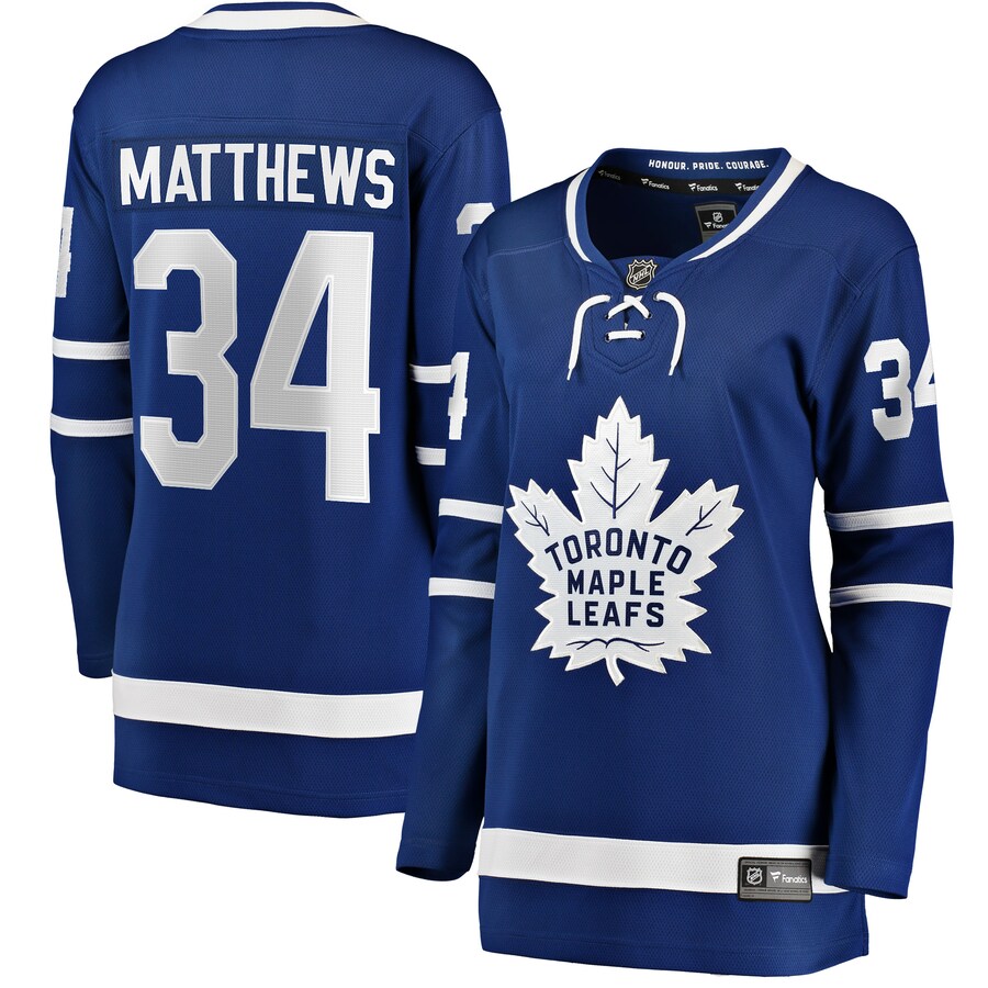 Women's Toronto Maple Leafs Auston Matthews Fanatics Branded Royal Home Breakaway Player Jersey - Jersey