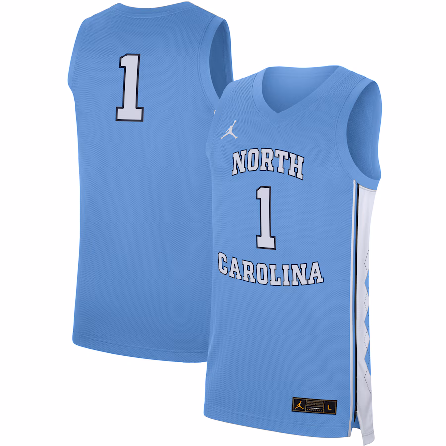 Men's Jordan Brand Carolina Blue North Carolina Tar Heels Replica Jersey - Jersey
