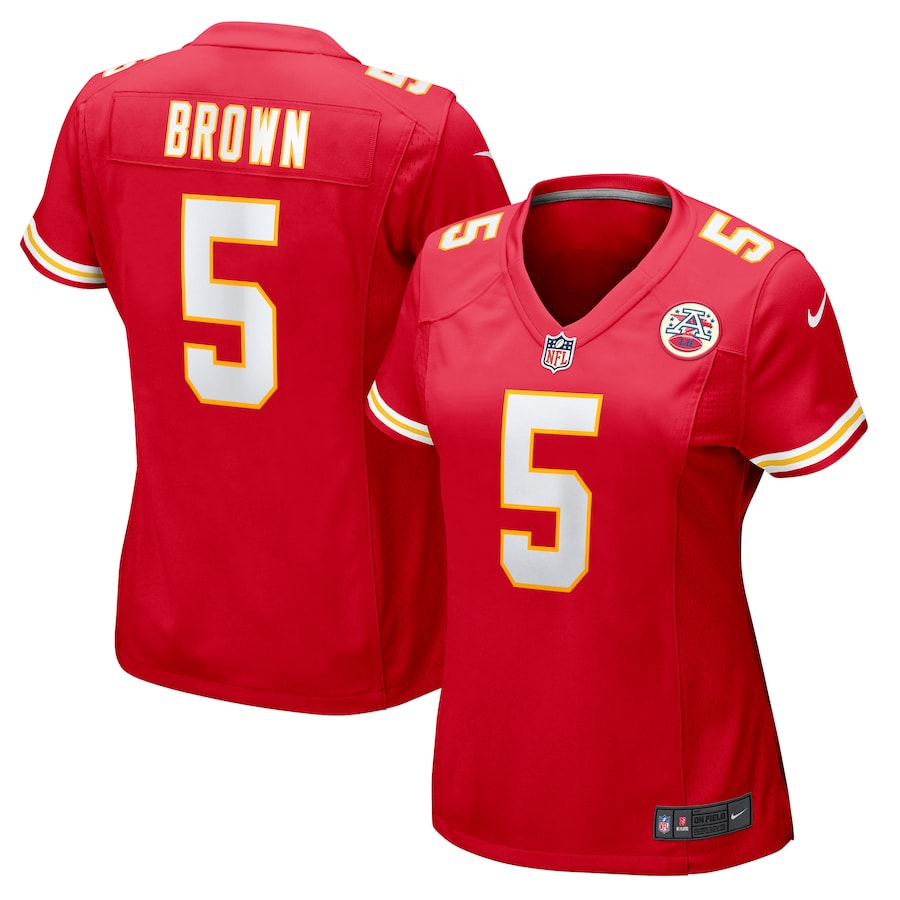 Women's Kansas City Chiefs Marquise Brown Nike Red Game Jersey - Jersey