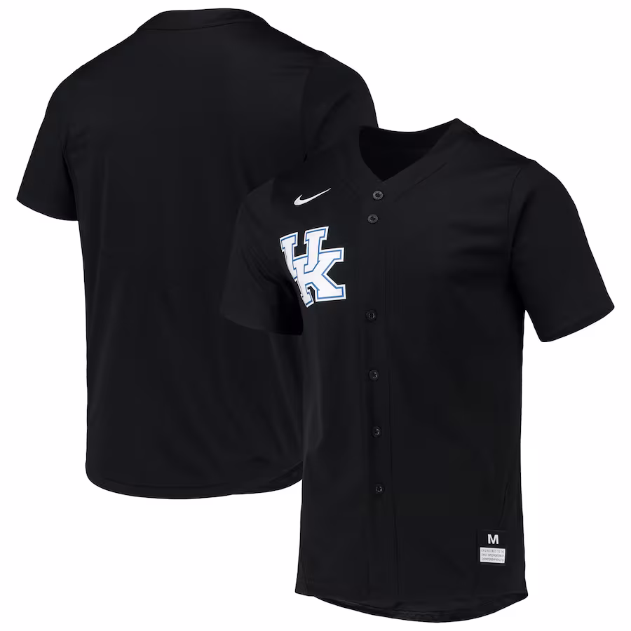Kentucky Wildcats Nike Replica Baseball Jersey - Black - Jersey