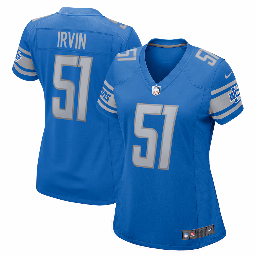 Women's Detroit Lions Bruce Irvin Nike  Blue  Game Jersey - Jersey