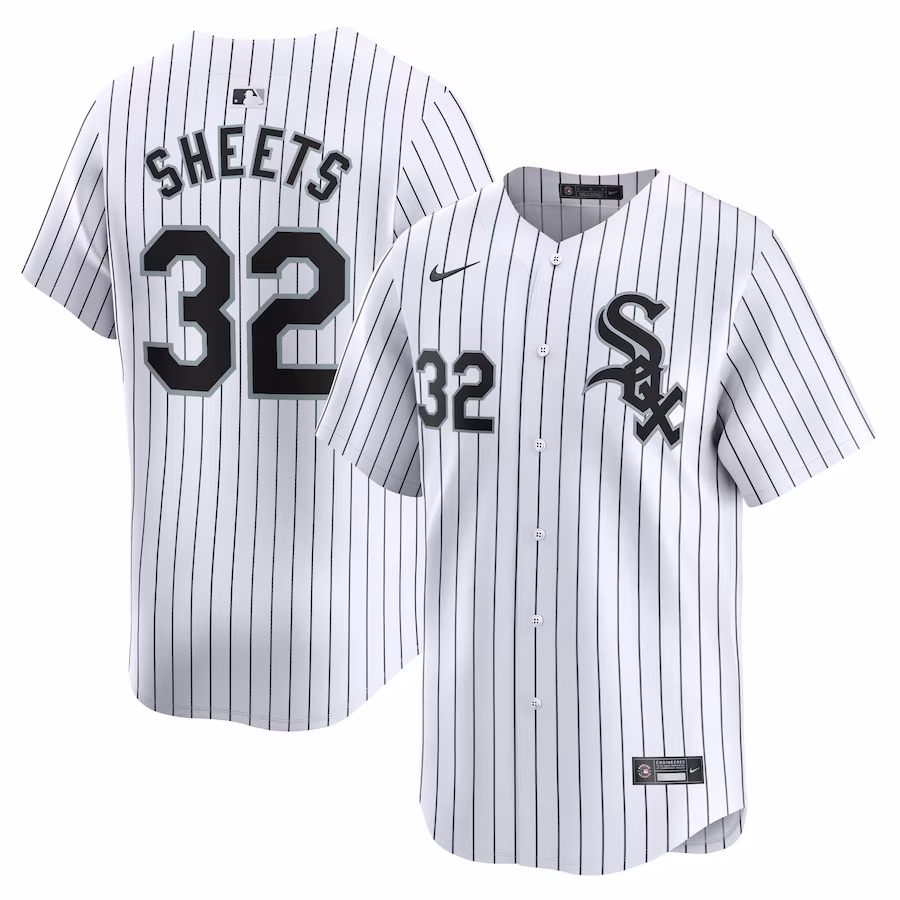 Men's Chicago White Sox Gavin Sheets Nike White Home Limited Player Jersey - Jersey