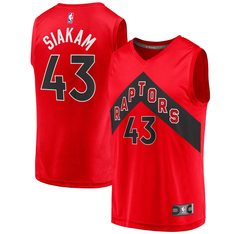 Youth Toronto Raptors Pascal Siakam Fanatics Red Fast Break Player Jersey - Icon Edition - Jersey
