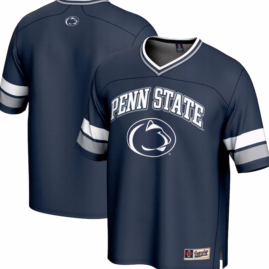 Men's GameDay Greats Navy Penn State Nittany Lions Spirit Football Jersey - Jersey