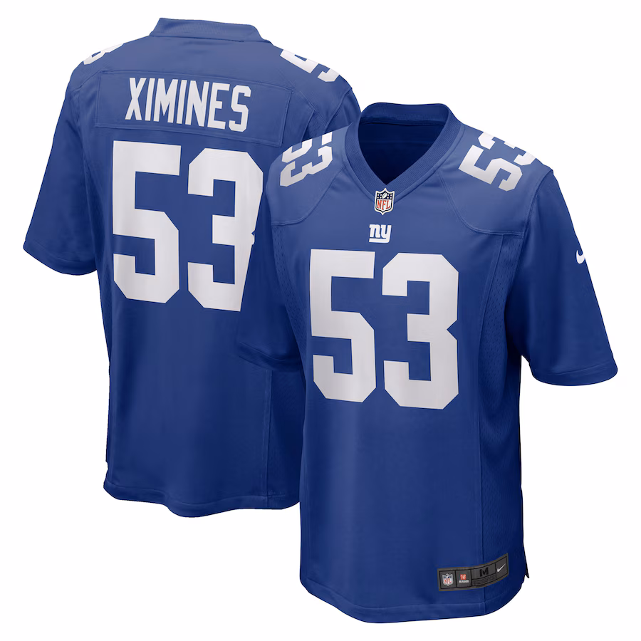 Men's New York Giants Oshane Ximines Nike Royal Game Jersey - Jersey