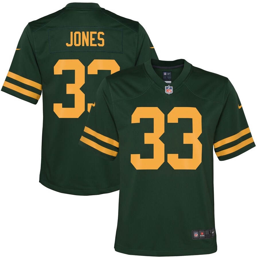 Youth Green Bay Packers Aaron Jones Nike Green Game Jersey - Jersey