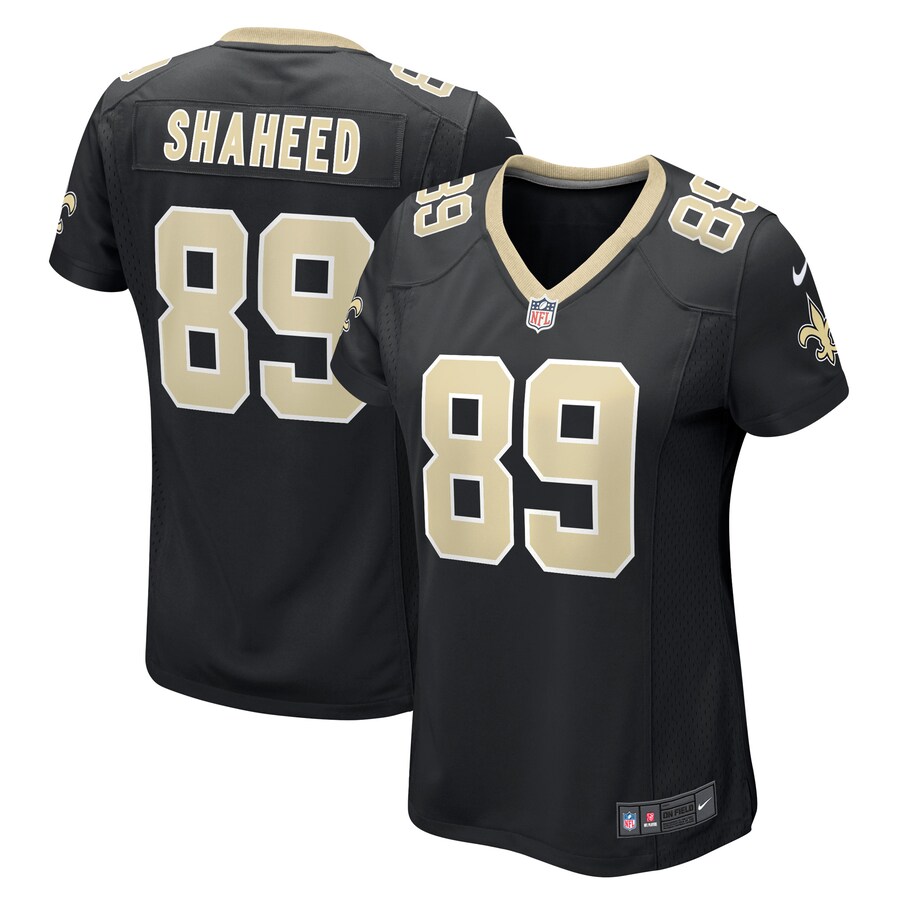 Women's New Orleans Saints Rashid Shaheed Nike Black Game Player Jersey - Jersey