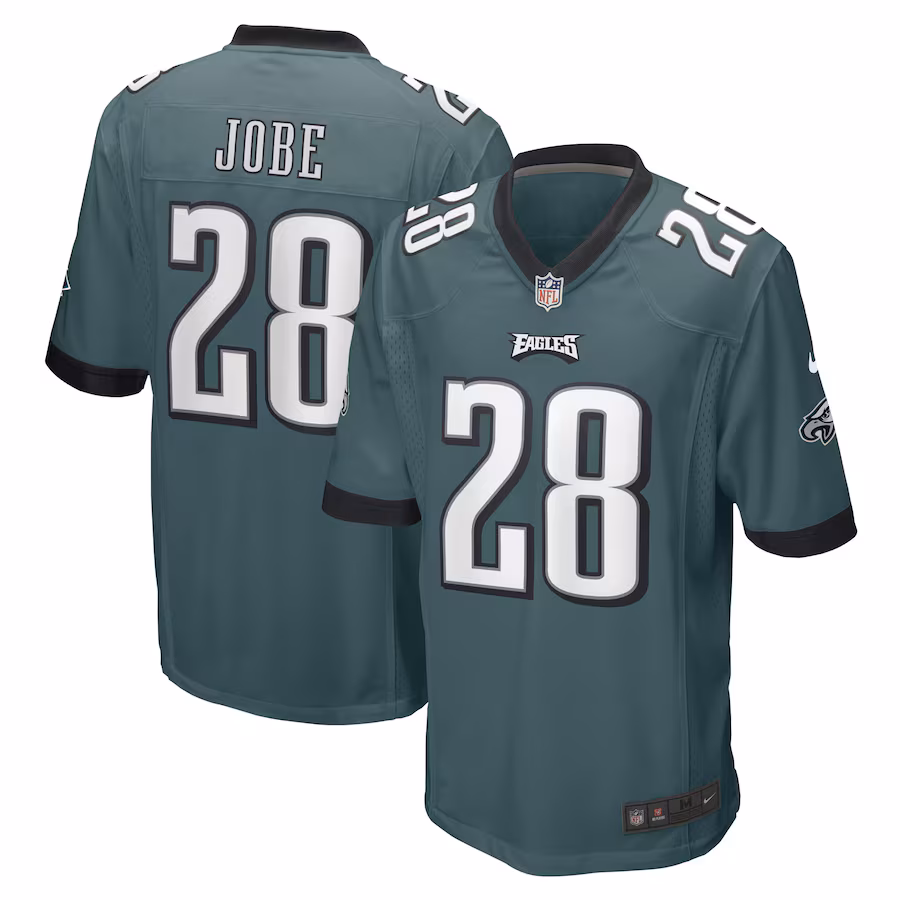 Men's Philadelphia Eagles Josh Jobe Nike Midnight Green Game Player Jersey - Jersey