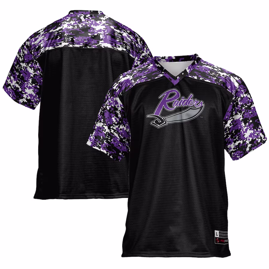 Mount Union Purple Raiders GameDay Greats Football Jersey - Black - Jersey