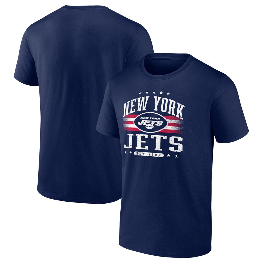 Men's New York Jets Fanatics Navy Americana T-Shirt - Jersey
