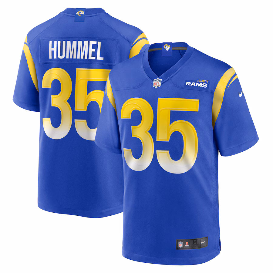 Men's Los Angeles Rams Jake Hummel Nike Royal Game Player Jersey - Jersey