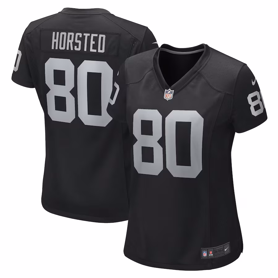 Women's Las Vegas Raiders Jesper Horsted Nike Black Game Player Jersey - Jersey