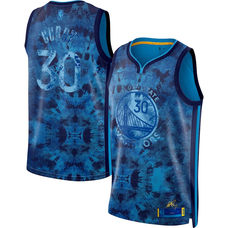 Unisex Golden State Warriors Stephen Curry Nike Royal Select Series Swingman Jersey - Jersey