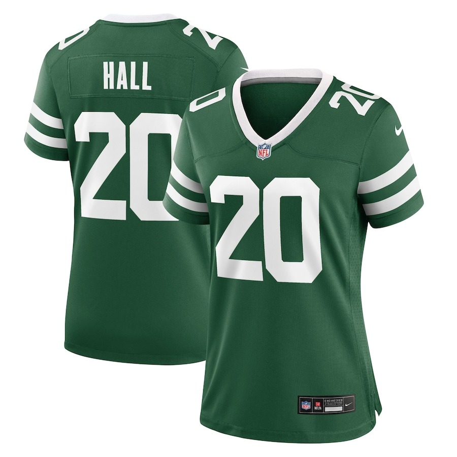 Women's New York Jets Breece Hall Nike Legacy Green Game Jersey - Jersey