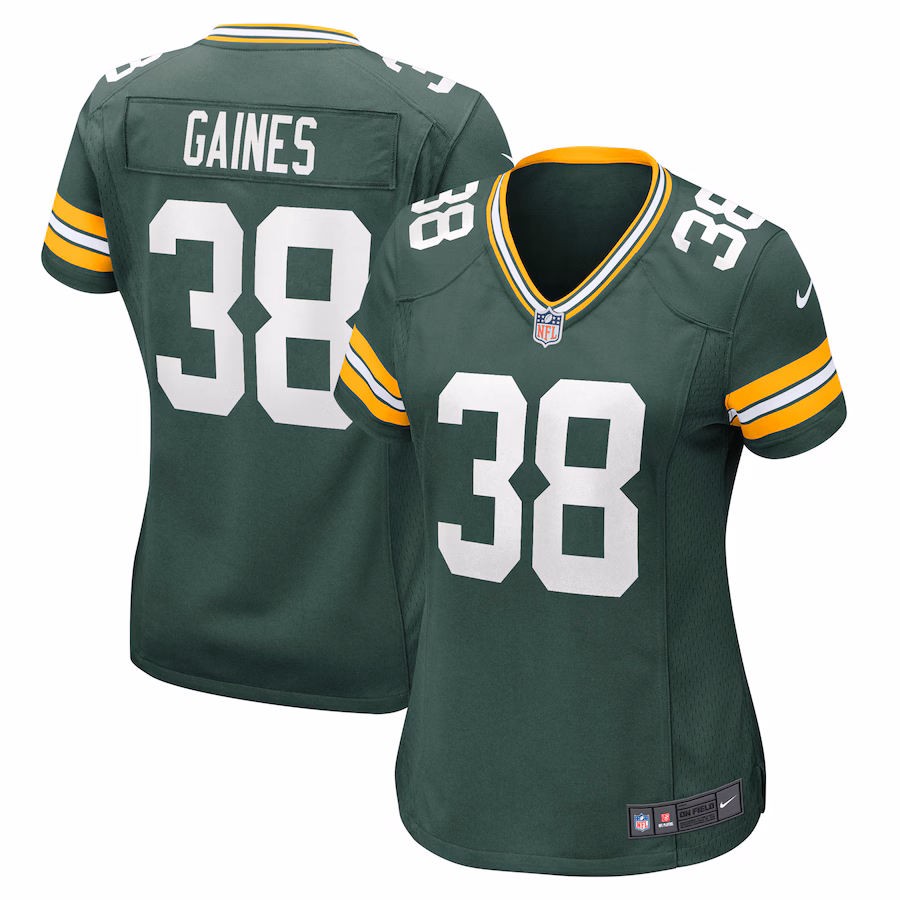Women's Green Bay Packers Innis Gaines Nike Green Nike Game Jersey - Jersey
