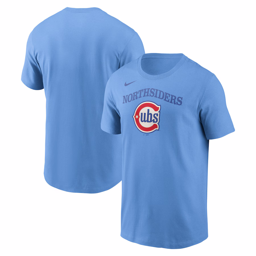 Men's Chicago Cubs Nike Baby Blue Alternate T-Shirt - Jersey