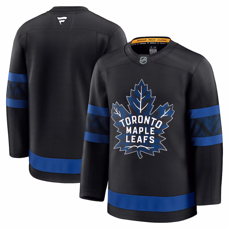 Men's Toronto Maple Leafs Fanatics Black Alternate Premium Jersey - Jersey
