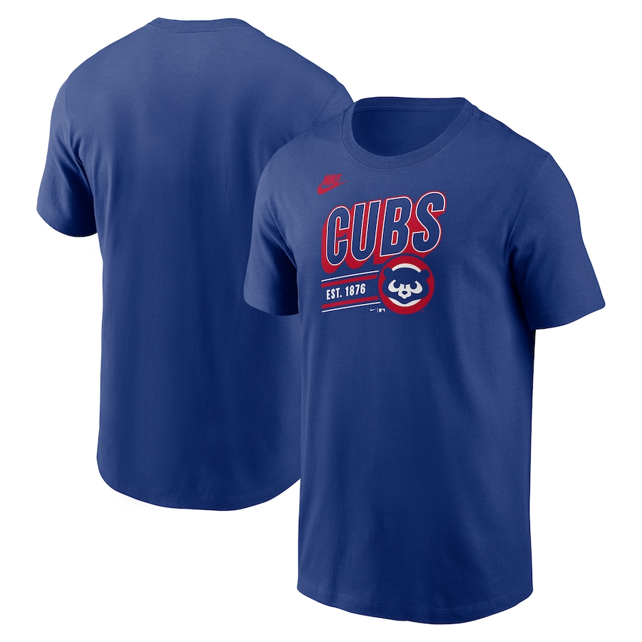 Men's Chicago Cubs Nike Royal Cooperstown Collection Retro T-Shirt - Jersey