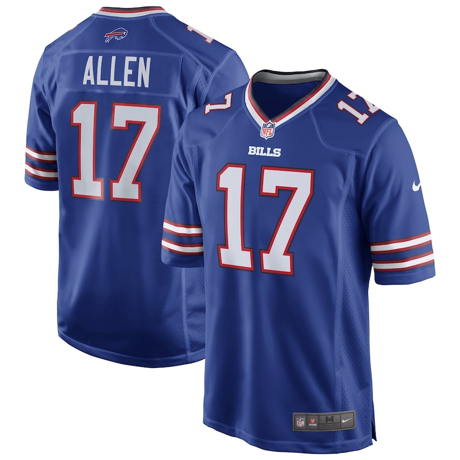 Men's Buffalo Bills Josh Allen Nike Royal Game Player Jersey - Jersey