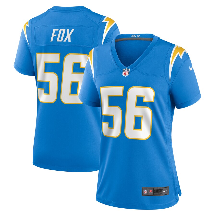 Women's Los Angeles Chargers Morgan Fox Nike Powder Blue Player Game Jersey - Jersey