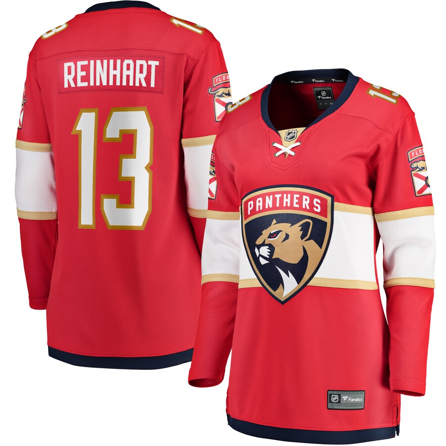 Women's Florida Panthers Sam Reinhart Fanatics Branded Red Breakaway Player Jersey - Jersey