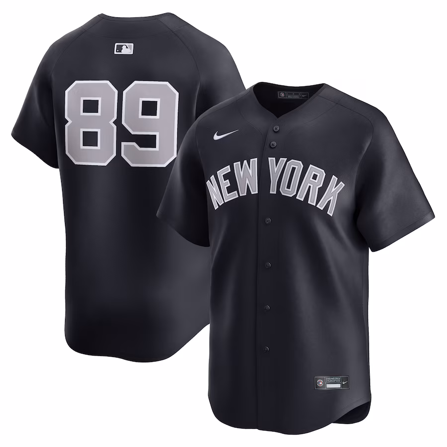 Men's New York Yankees Jasson Domínguez Nike Navy Alternate Limited Player Jersey - Jersey
