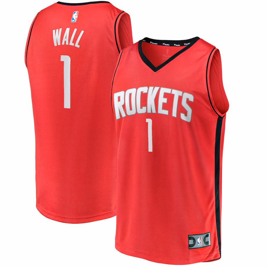 Youth Houston Rockets John Wall Fanatics Red Fast Break Replica Jersey - Icon Edition - Jersey