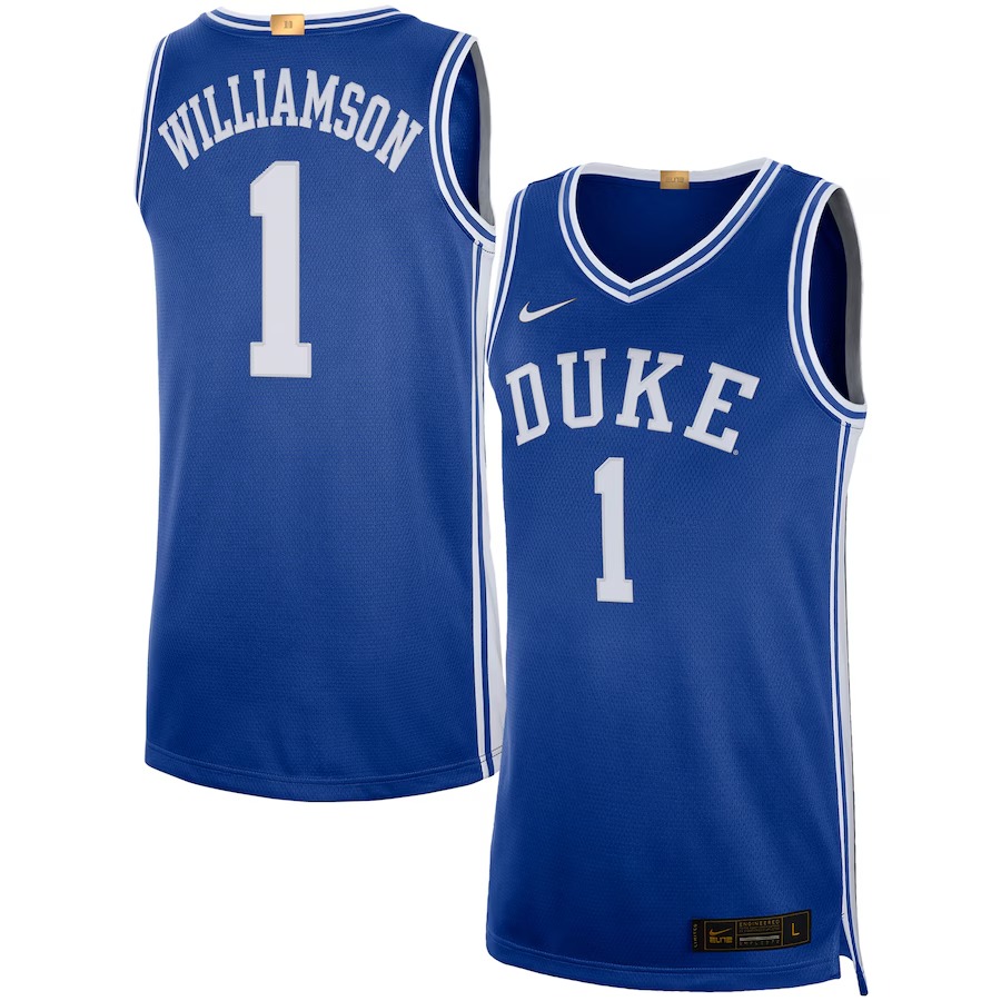 Men's Nike Zion Williamson Royal Duke Blue Devils Alumni Player Limited Basketball Jersey - Jersey