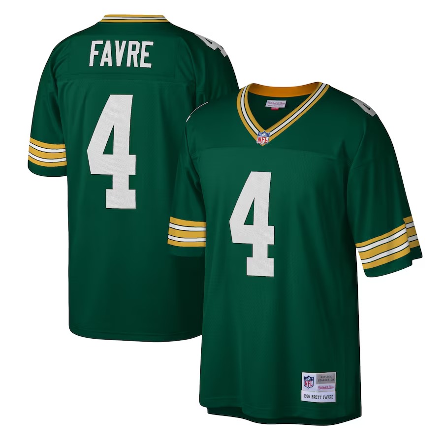 Men's Green Bay Packers Brett Favre Mitchell & Ness Green Legacy Replica Jersey - Jersey