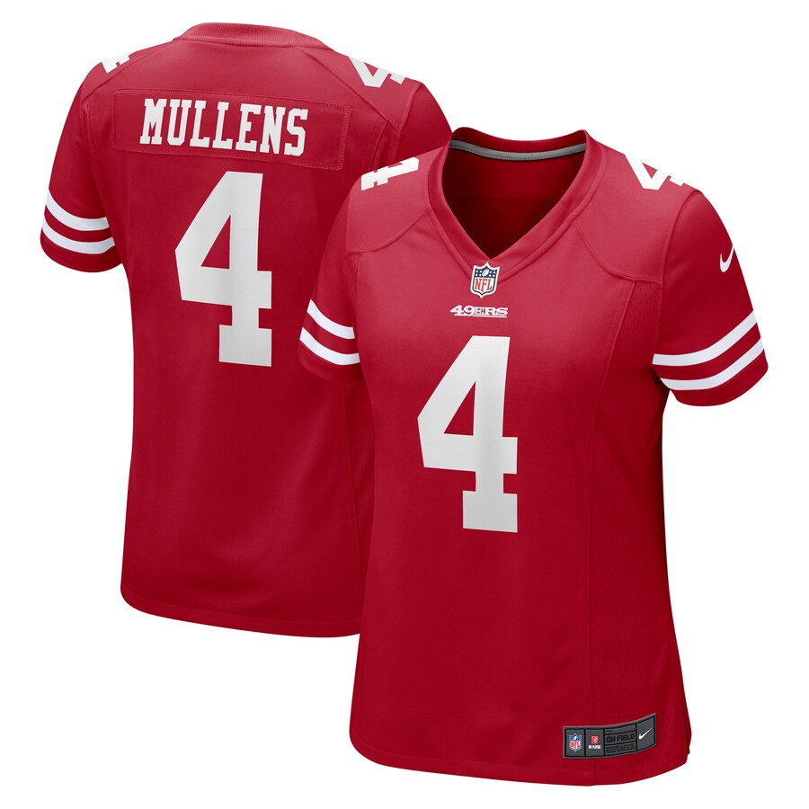 Women's San Francisco 49ers Nick Mullens Nike Scarlet Game Jersey - Jersey