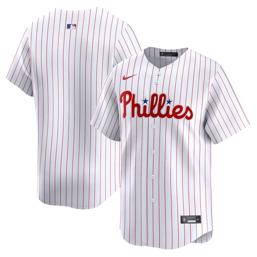 Men's Philadelphia Phillies Nike White Home Limited Jersey - Jersey