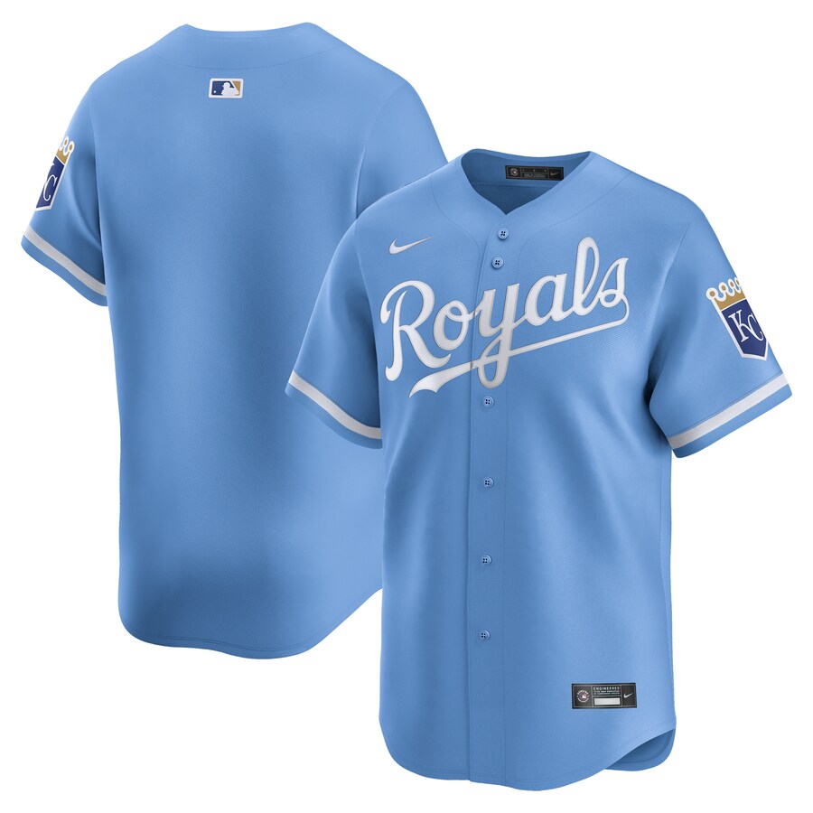 Men's Kansas City Royals  Nike Light Blue  Alternate Limited Jersey - Jersey