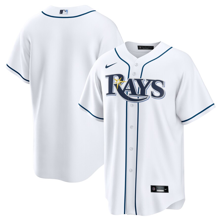 Men's Tampa Bay Rays Nike White Home Replica Jersey - Jersey