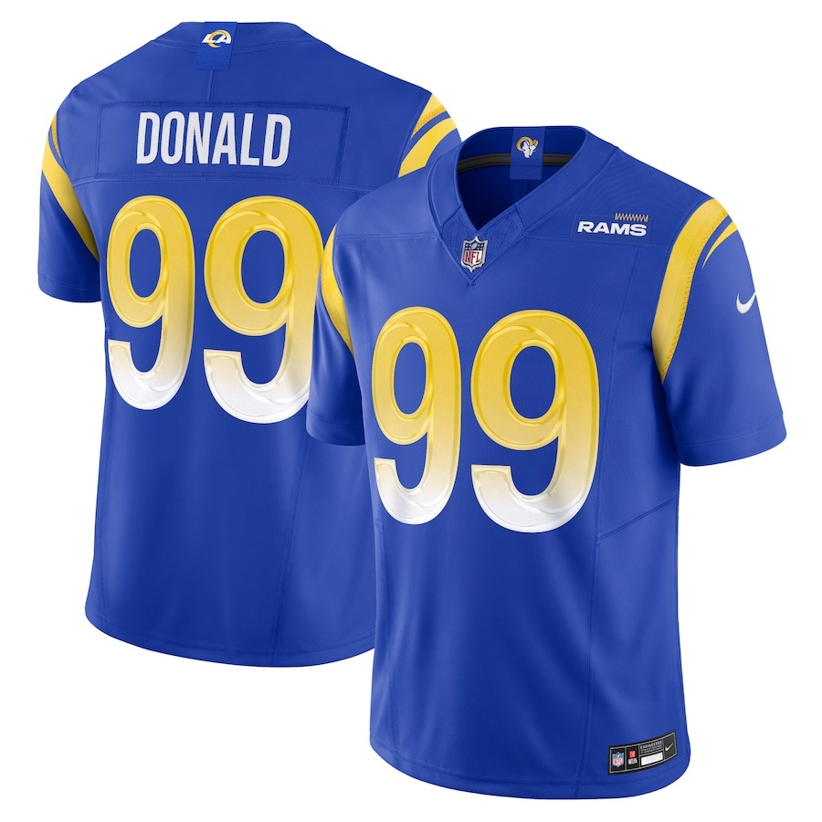 Men's Los Angeles Rams Aaron Donald Nike Royal Vapor F.U.S.E. Limited Jersey - Jersey