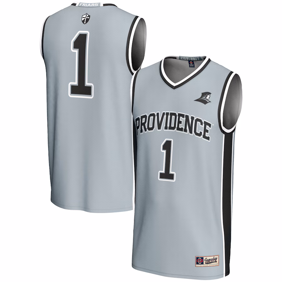 Youth GameDay Greats #1 Silver Providence Friars Lightweight Basketball Jersey - Jersey