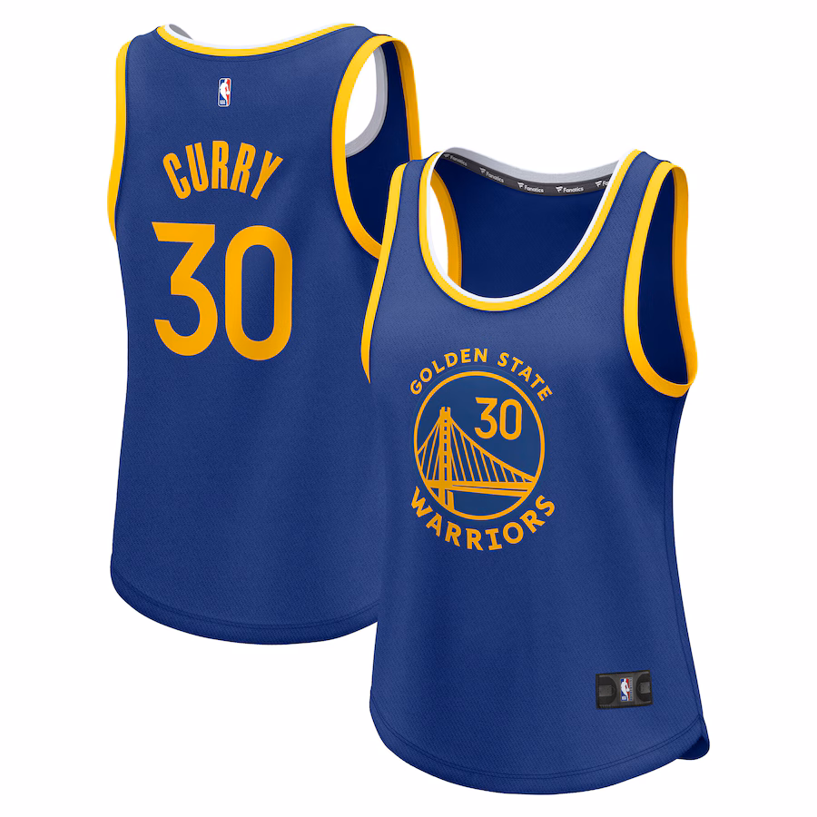 Women's Golden State Warriors Stephen Curry Fanatics Royal Fast Break Player Jersey - Icon Edition - Jersey