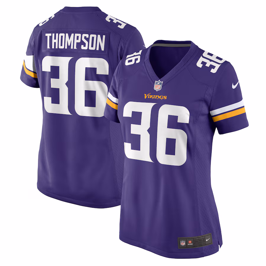 Women's Minnesota Vikings NaJee Thompson Nike Purple Game Jersey - Jersey