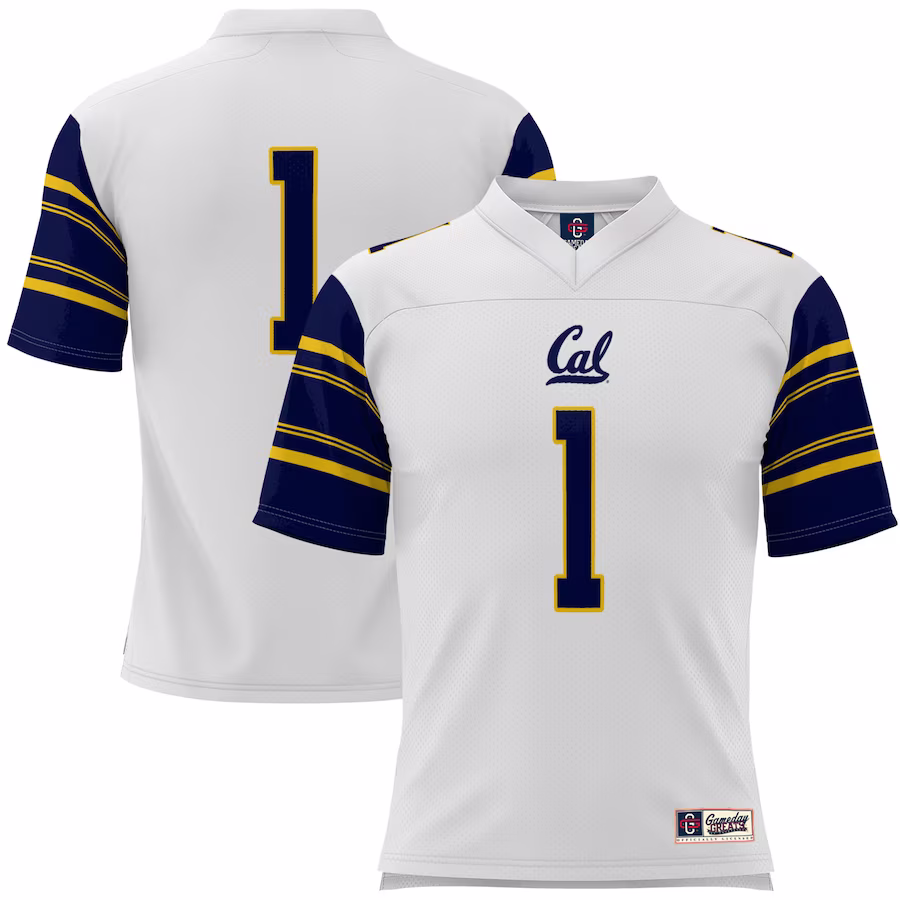 #1 Cal Bears GameDay Greats Football Jersey - White - Jersey