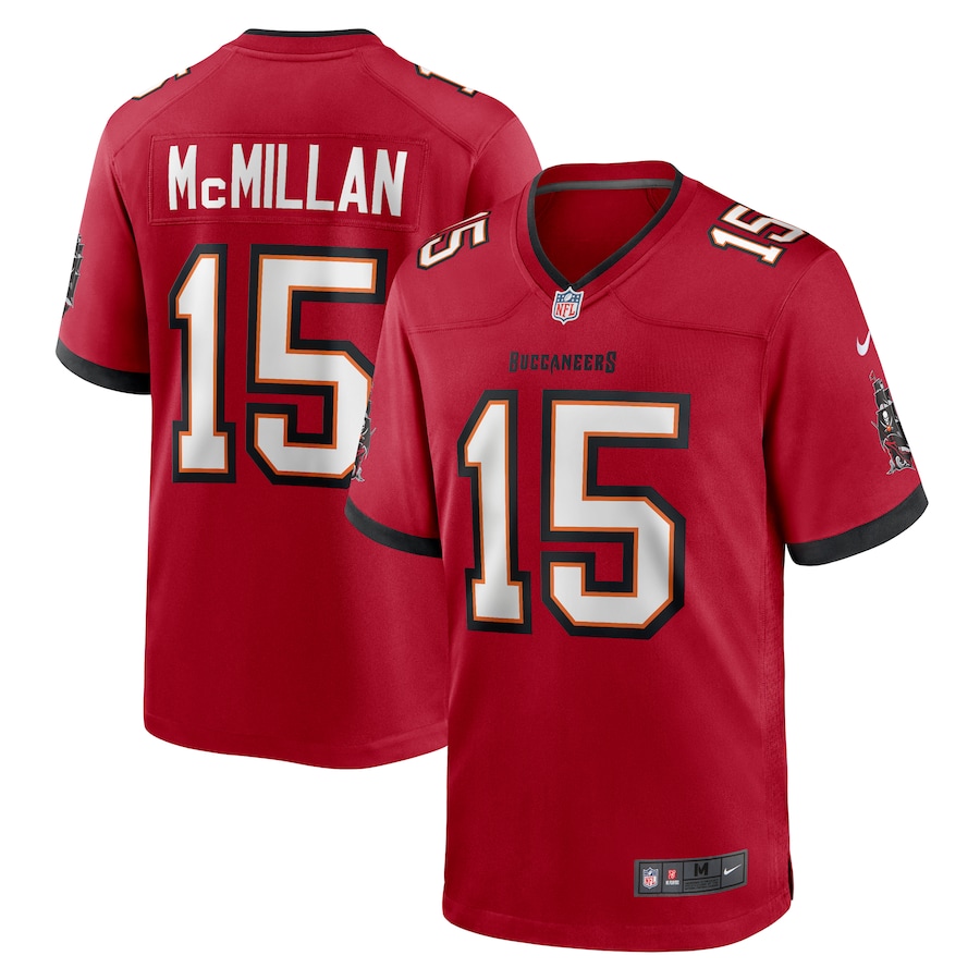 Men's Tampa Bay Buccaneers Jalen McMillan Nike Red Game Jersey - Jersey