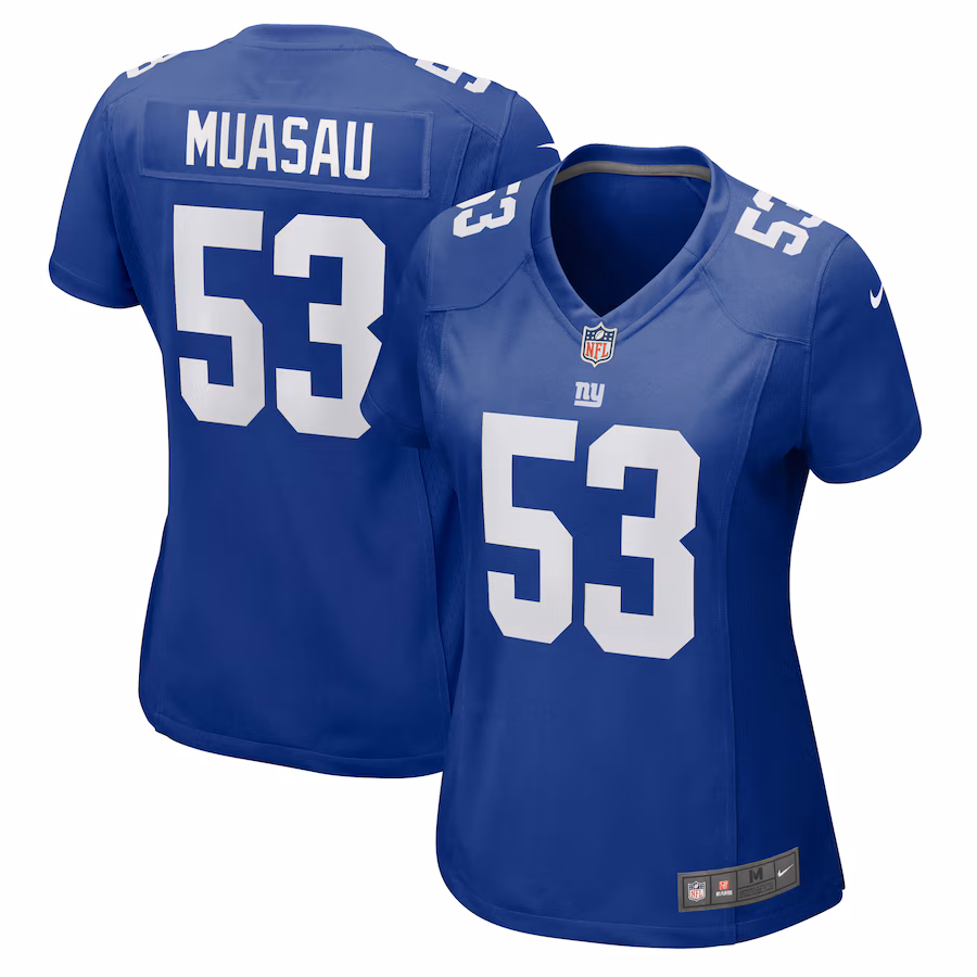 Women's New York Giants Darius Muasau Nike Royal Game Jersey - Jersey