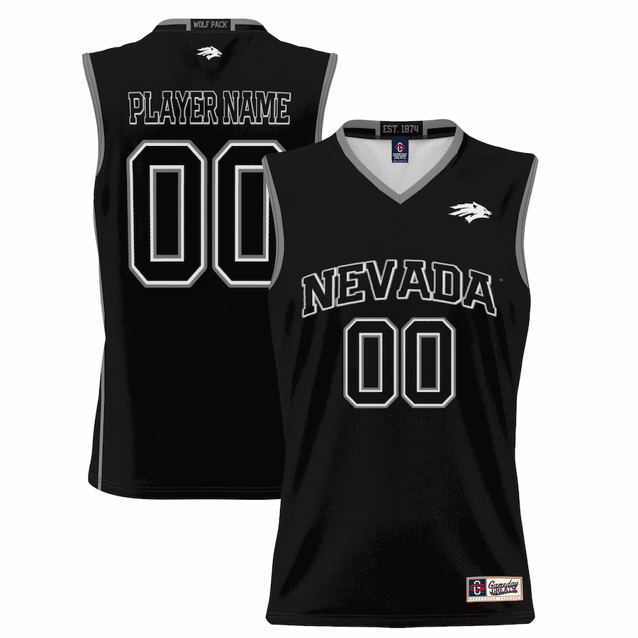 Nevada Wolf Pack GameDay Greats Youth NIL Pick-A-Player Lightweight Basketball Jersey - Black - Jersey