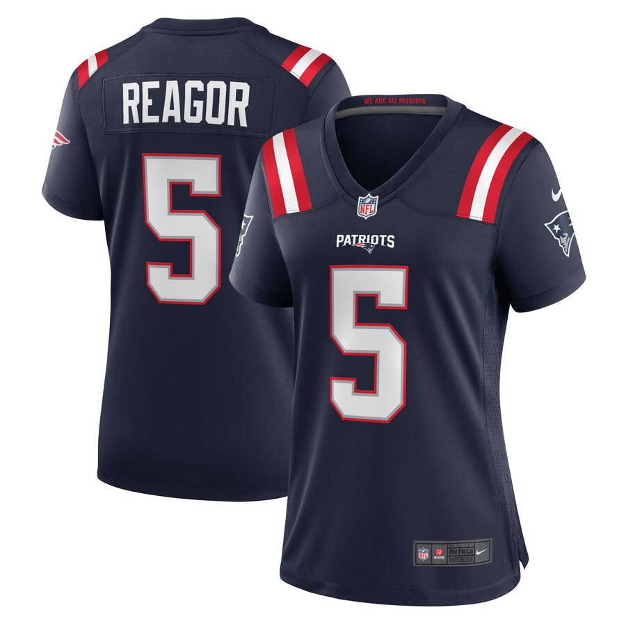 Women's New England Patriots Jalen Reagor Nike Navy Game Jersey - Jersey