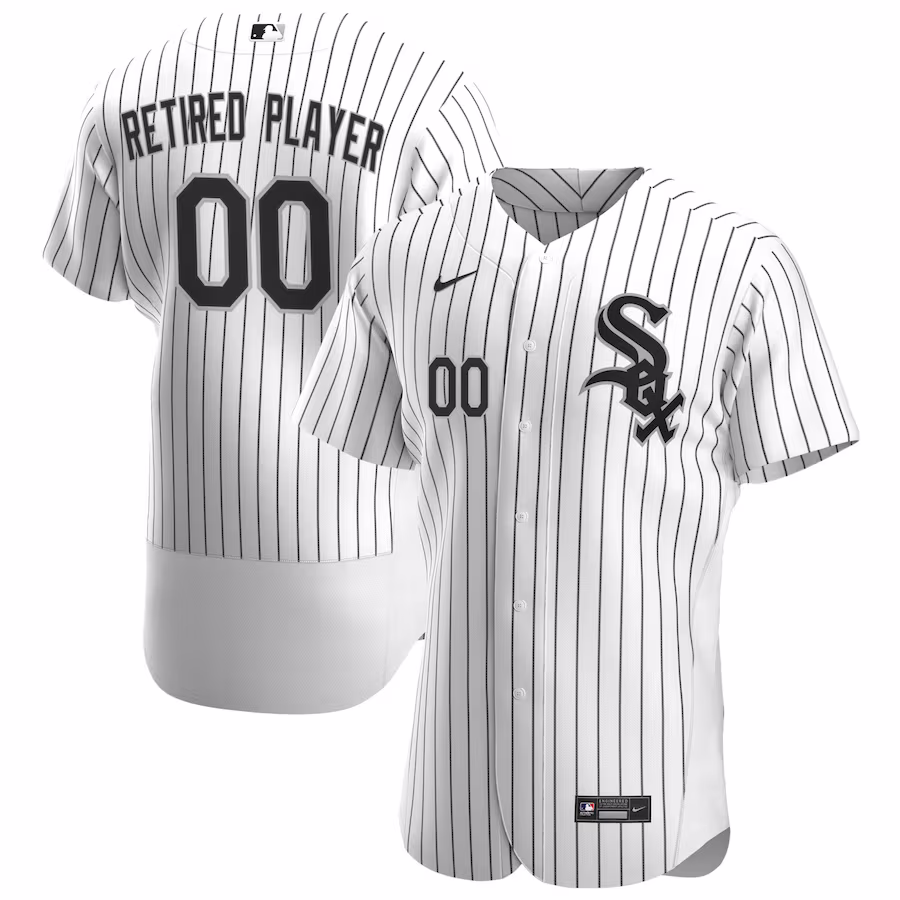 Men's Chicago White Sox Nike White Home Pick-A-Player Retired Roster Authentic Jersey - Jersey