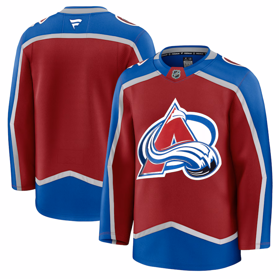 Men's Colorado Avalanche Fanatics Burgundy Home Premium Jersey - Jersey